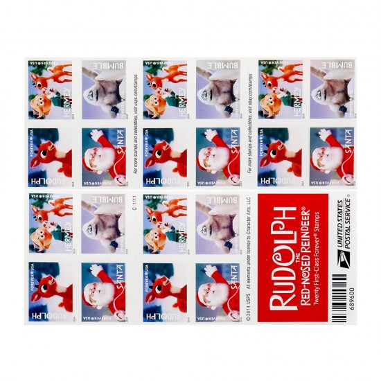 2014 US First-Class Forever Stamp - Rudolph the Red-Nosed Reindeer