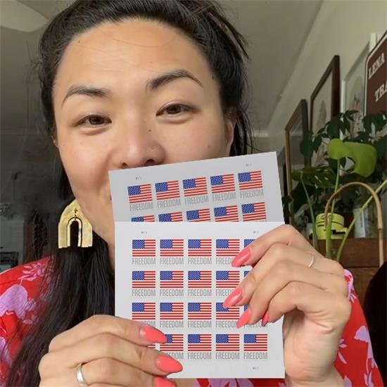 2023 US Flag Forever Stamps Sheet