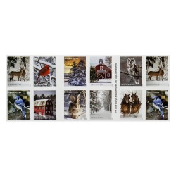 2020 US 'Winter Scenes' Forever Postage Stamps