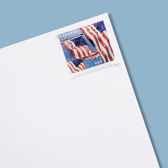 Panes U.S. Flags 2022 Forever Stamps