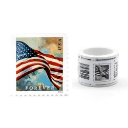 2024 U.S. Flags Forever Stamps Coil of 100